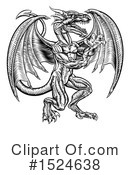 Dragon Clipart #1524638 by AtStockIllustration