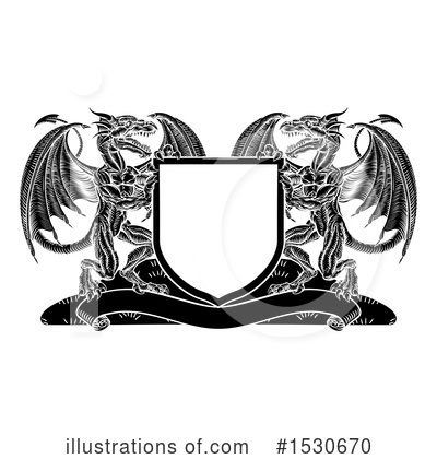 Royalty-Free (RF) Dragon Clipart Illustration by AtStockIllustration - Stock Sample #1530670