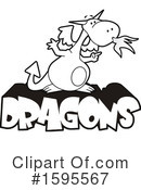 Dragon Clipart #1595567 by Johnny Sajem