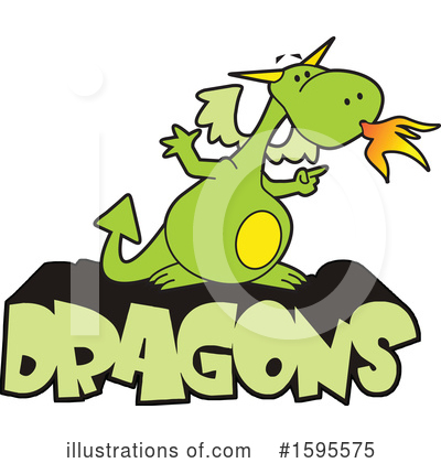 Royalty-Free (RF) Dragon Clipart Illustration by Johnny Sajem - Stock Sample #1595575