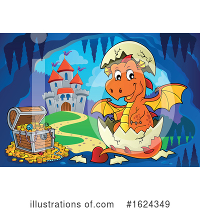 Royalty-Free (RF) Dragon Clipart Illustration by visekart - Stock Sample #1624349