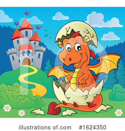 Royalty-Free (RF) Dragon Clipart Illustration by visekart - Stock Sample #1624350