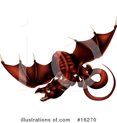 Royalty-Free (RF) Dragon Clipart Illustration by AtStockIllustration - Stock Sample #16270