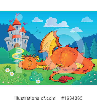 Royalty-Free (RF) Dragon Clipart Illustration by visekart - Stock Sample #1634063
