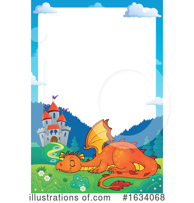 Royalty-Free (RF) Dragon Clipart Illustration by visekart - Stock Sample #1634068