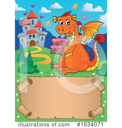 Royalty-Free (RF) Dragon Clipart Illustration by visekart - Stock Sample #1634071