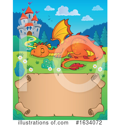 Royalty-Free (RF) Dragon Clipart Illustration by visekart - Stock Sample #1634072