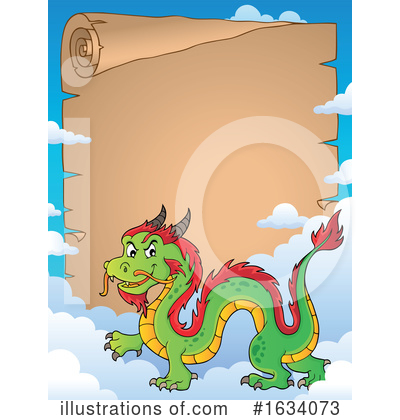 Royalty-Free (RF) Dragon Clipart Illustration by visekart - Stock Sample #1634073