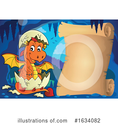 Royalty-Free (RF) Dragon Clipart Illustration by visekart - Stock Sample #1634082
