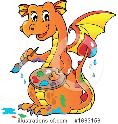 Dragon Clipart #1663156 by visekart