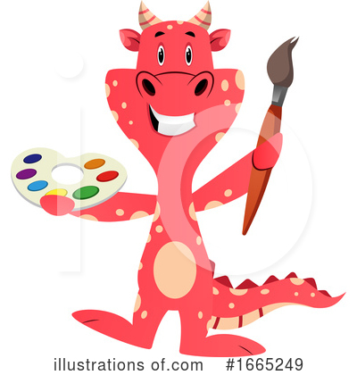 Royalty-Free (RF) Dragon Clipart Illustration by Morphart Creations - Stock Sample #1665249