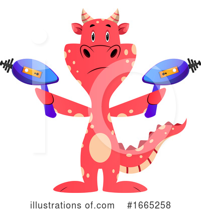Royalty-Free (RF) Dragon Clipart Illustration by Morphart Creations - Stock Sample #1665258