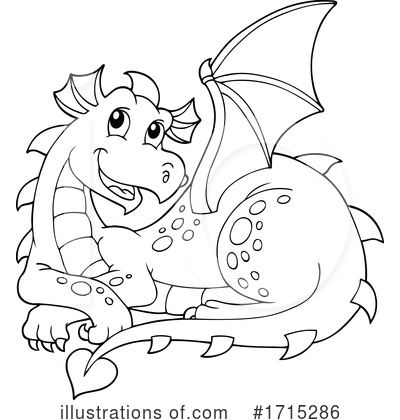 Royalty-Free (RF) Dragon Clipart Illustration by visekart - Stock Sample #1715286