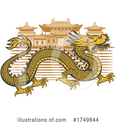 Chinese Dragon Clipart #1749844 by Vector Tradition SM