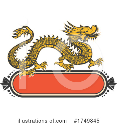 Royalty-Free (RF) Dragon Clipart Illustration by Vector Tradition SM - Stock Sample #1749845