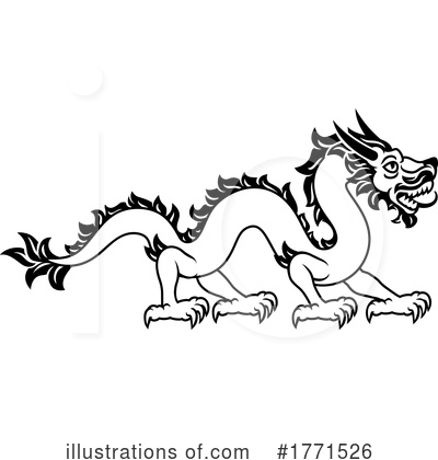 Royalty-Free (RF) Dragon Clipart Illustration by AtStockIllustration - Stock Sample #1771526