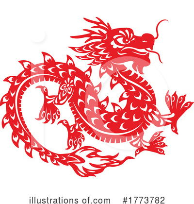 Chinese Dragon Clipart #1773782 by Vector Tradition SM