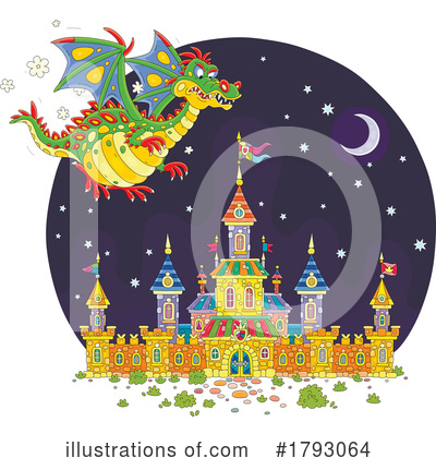 Royalty-Free (RF) Dragon Clipart Illustration by Alex Bannykh - Stock Sample #1793064