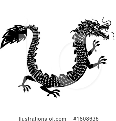 Royalty-Free (RF) Dragon Clipart Illustration by Hit Toon - Stock Sample #1808636