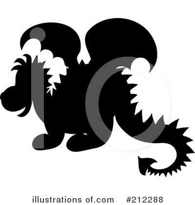 Royalty-Free (RF) Dragon Clipart Illustration by Pams Clipart - Stock Sample #212288