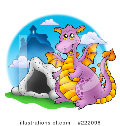 Royalty-Free (RF) Dragon Clipart Illustration by visekart - Stock Sample #222098
