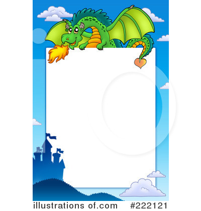 Royalty-Free (RF) Dragon Clipart Illustration by visekart - Stock Sample #222121