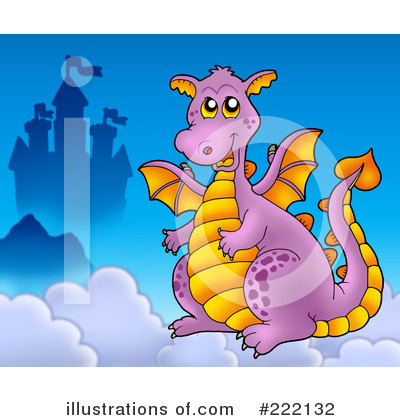 Royalty-Free (RF) Dragon Clipart Illustration by visekart - Stock Sample #222132