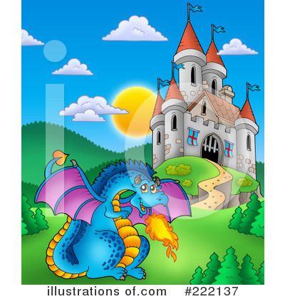 Royalty-Free (RF) Dragon Clipart Illustration by visekart - Stock Sample #222137