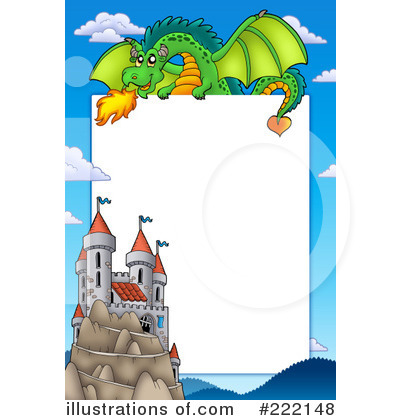 Royalty-Free (RF) Dragon Clipart Illustration by visekart - Stock Sample #222148