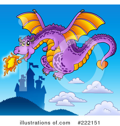 Purple Dragon Clipart #222151 by visekart