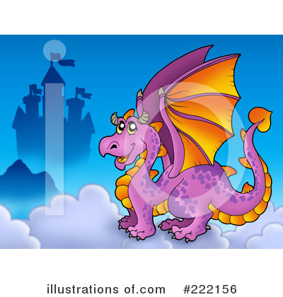 Royalty-Free (RF) Dragon Clipart Illustration by visekart - Stock Sample #222156
