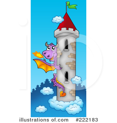 Royalty-Free (RF) Dragon Clipart Illustration by visekart - Stock Sample #222183