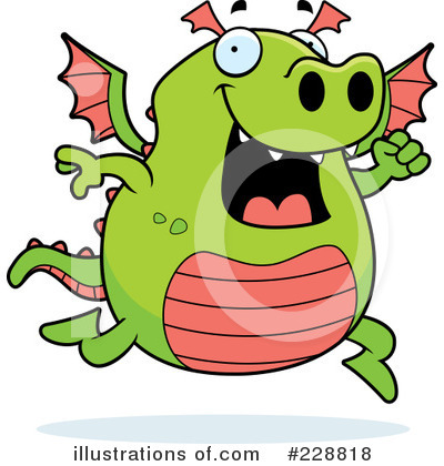 Royalty-Free (RF) Dragon Clipart Illustration by Cory Thoman - Stock Sample #228818