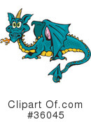 Dragon Clipart #36045 by Dennis Holmes Designs
