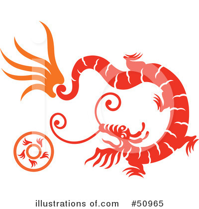 Royalty-Free (RF) Dragon Clipart Illustration by Cherie Reve - Stock Sample #50965