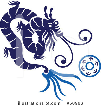 Royalty-Free (RF) Dragon Clipart Illustration by Cherie Reve - Stock Sample #50966