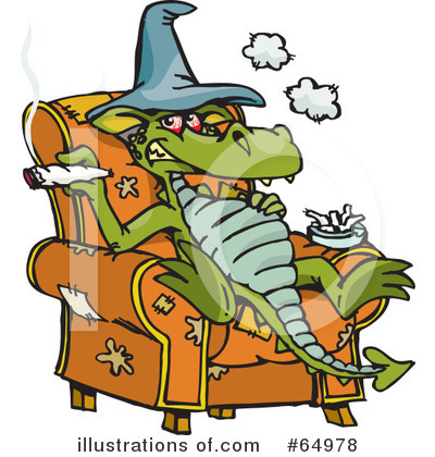 Smoking Clipart #64978 by Dennis Holmes Designs