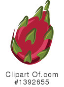 Dragon Fruit Clipart #1392655 by Vector Tradition SM