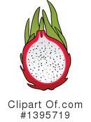 Dragon Fruit Clipart #1395719 by Vector Tradition SM