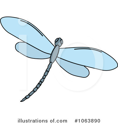 Royalty-Free (RF) Dragonfly Clipart Illustration by Vector Tradition SM - Stock Sample #1063890