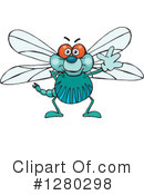 Dragonfly Clipart #1280298 by Dennis Holmes Designs