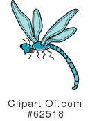 Dragonfly Clipart #62518 by Pams Clipart
