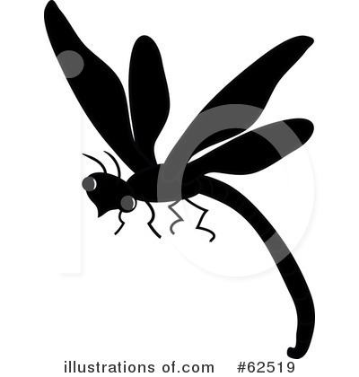 Royalty-Free (RF) Dragonfly Clipart Illustration by Pams Clipart - Stock Sample #62519