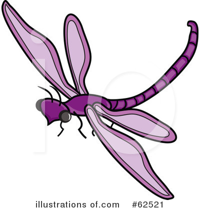 Royalty-Free (RF) Dragonfly Clipart Illustration by Pams Clipart - Stock Sample #62521