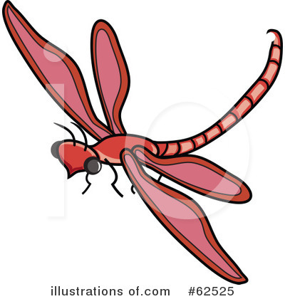 Royalty-Free (RF) Dragonfly Clipart Illustration by Pams Clipart - Stock Sample #62525