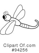 Dragonfly Clipart #94256 by Pams Clipart