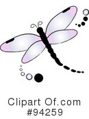 Dragonfly Clipart #94259 by Pams Clipart