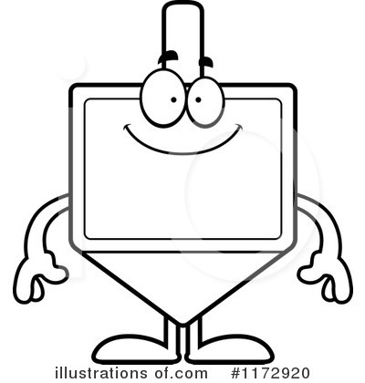 Dreidel Clipart #1172920 by Cory Thoman