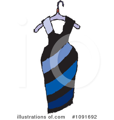 Royalty-Free (RF) Dress Clipart Illustration by Steve Klinkel - Stock Sample #1091692
