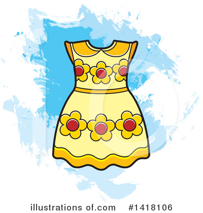 Dress Clipart #1418106 by Lal Perera
